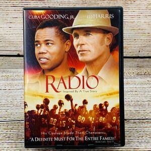 Radio [2003 DVD] Cuba Gooding Jr Ed Harris Drama‎ Movie Film True Story